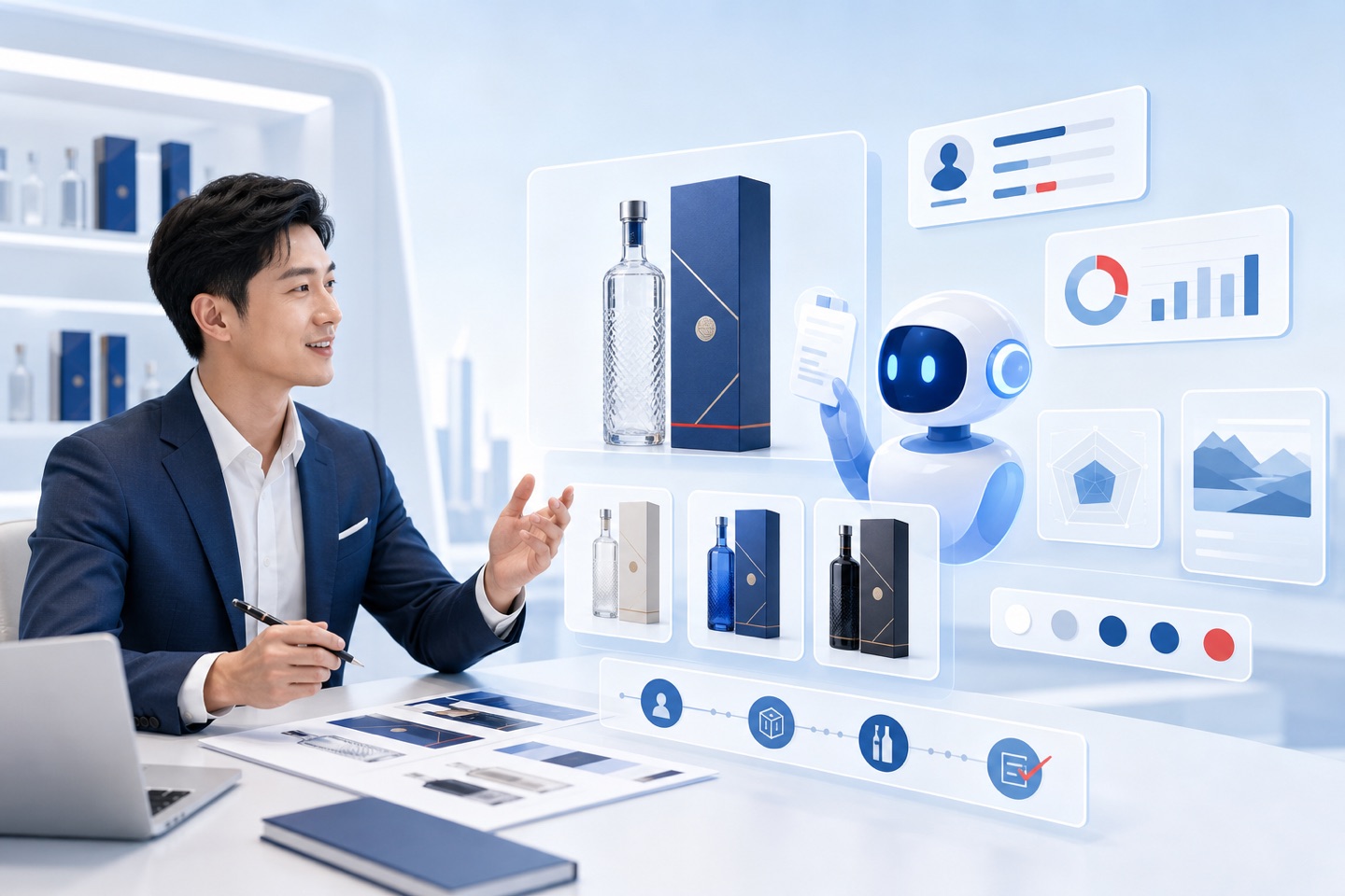 AI 销售助手协助销售制作客户方案